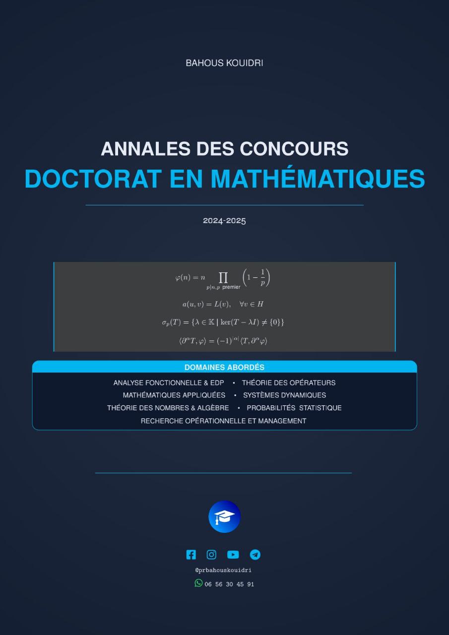 Book Cover Annales Doctorat